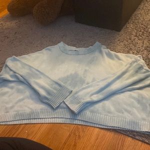 Women’s cropped tie-dye sweater